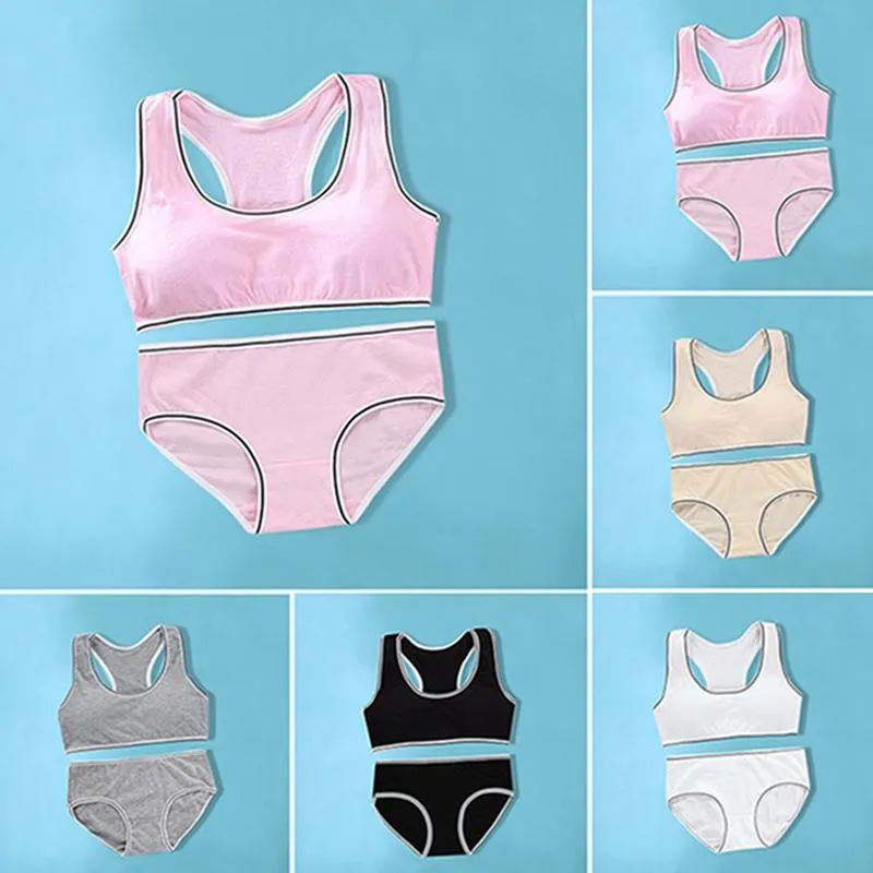 Girl Underwear Modal Seamless Young Developmental Kids Vest Bra for Teenage  Innerwear Girl's Clothing