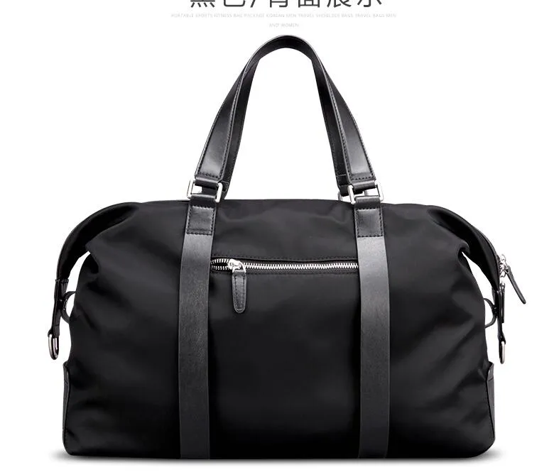 High-quality high-end leather selling men's women's outdoor bag sports leisure travel handbag 055