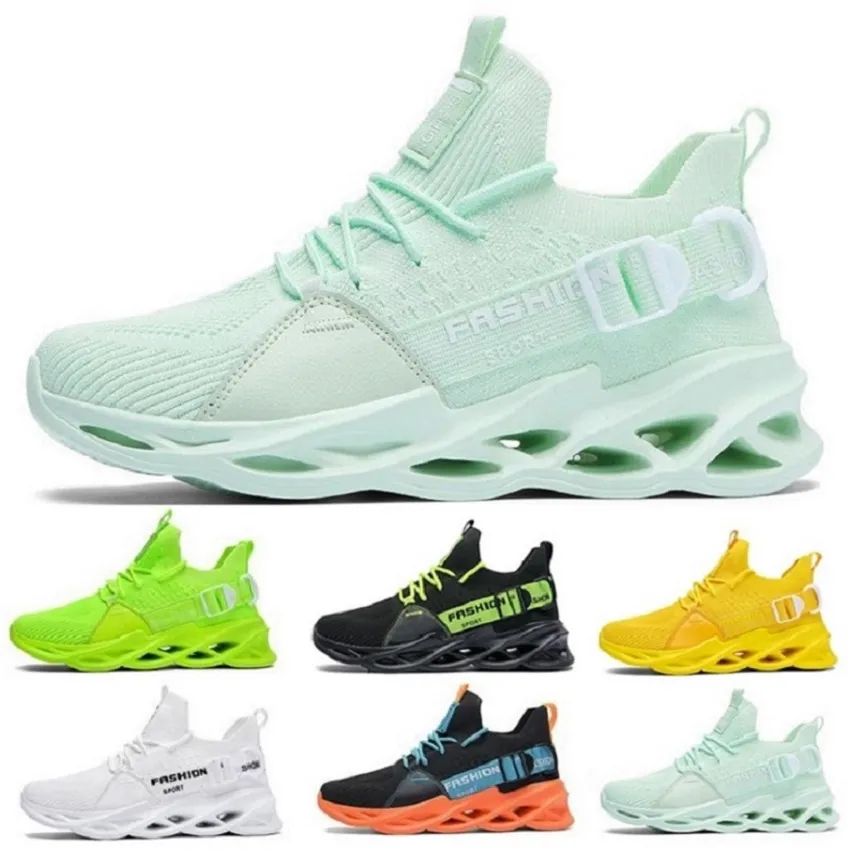 Style232 39-46 Mode Ademend Heren Womens Running Schoenen Drievoudig Zwart Wit Groen Schoen Outdoor Mannen Dames Designer Sneakers Sport Trainers Oversize