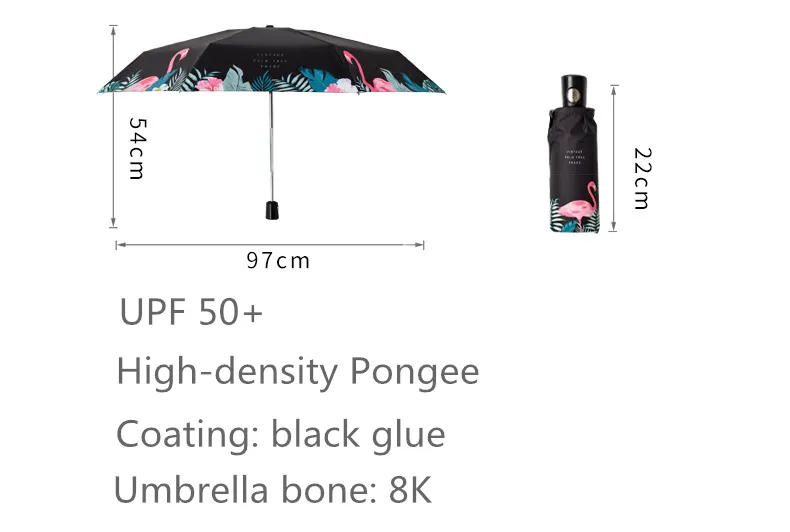 Fully Automatic Flamingo Umbrellas Sunscreen UV Protection Parasol Rays Sunshade Cute Rain Umbrella For Women Men Kid (2)