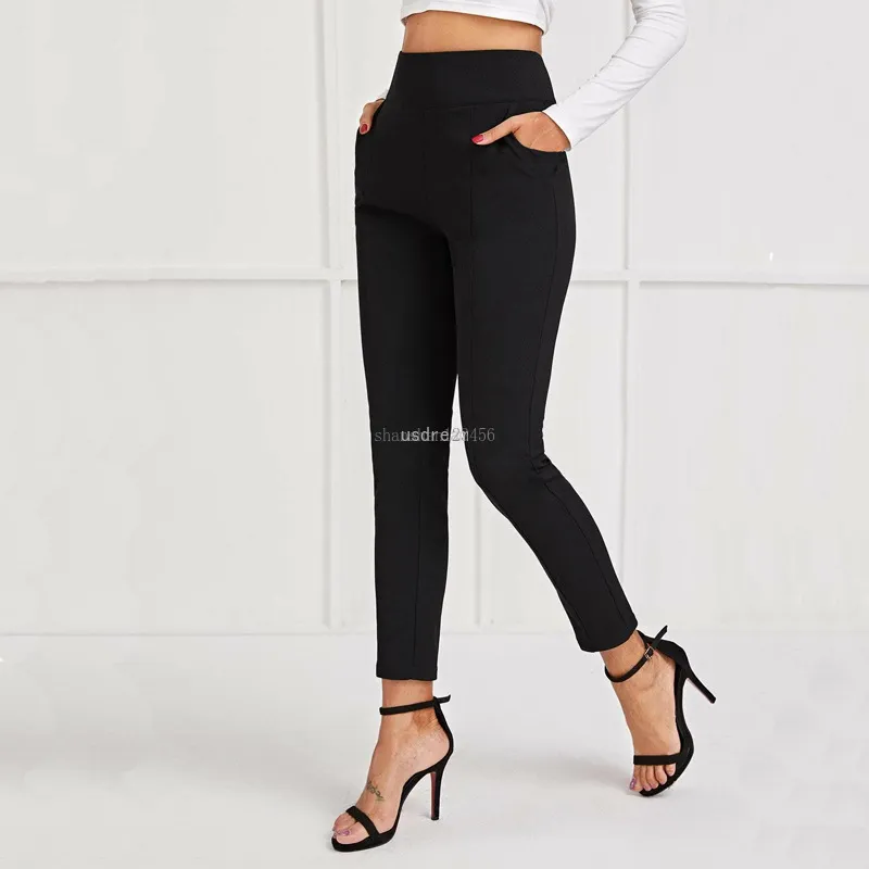 Stretchy Black High Rise Work Pants Black Maternity Leggings For Women Slim  Fit Pencil Pants With Bottom Fashionable Clothing By Will And Sandy From  Shanshan123456, $9.35