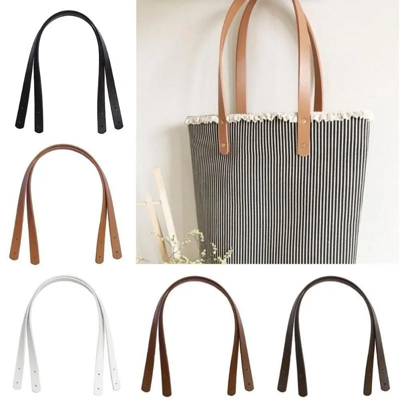 Bag Parts & Accessories 2 Pcs Belt Detachable PU Leather Handle Lady Shoulder DIY Replacement Handbag Band Strap Band1