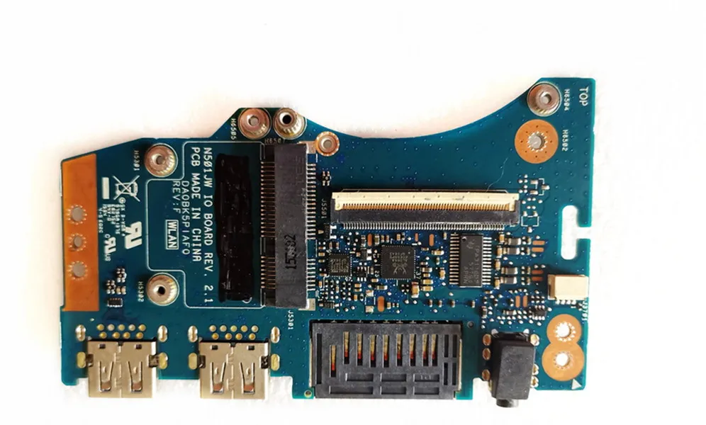 Originalanschlüsse für ASUS N501JW USB Audio N501JW IO Board Rev 2.1 getestet gut