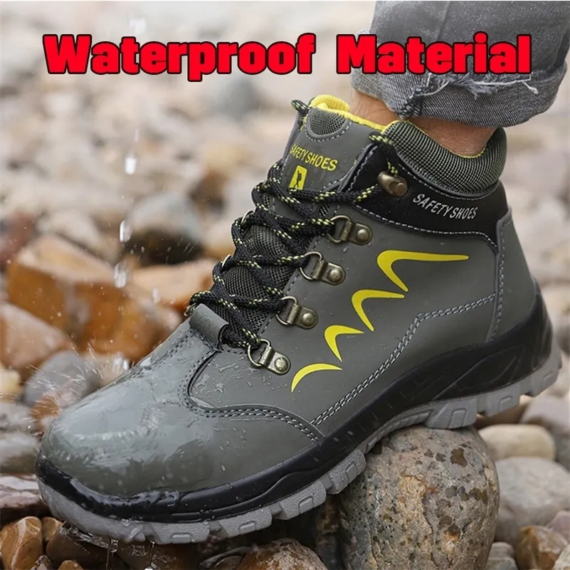 Men's Safety Work Shoes Steel Toe Bulletproof Boots Indestructible Sneakers  Size | eBay