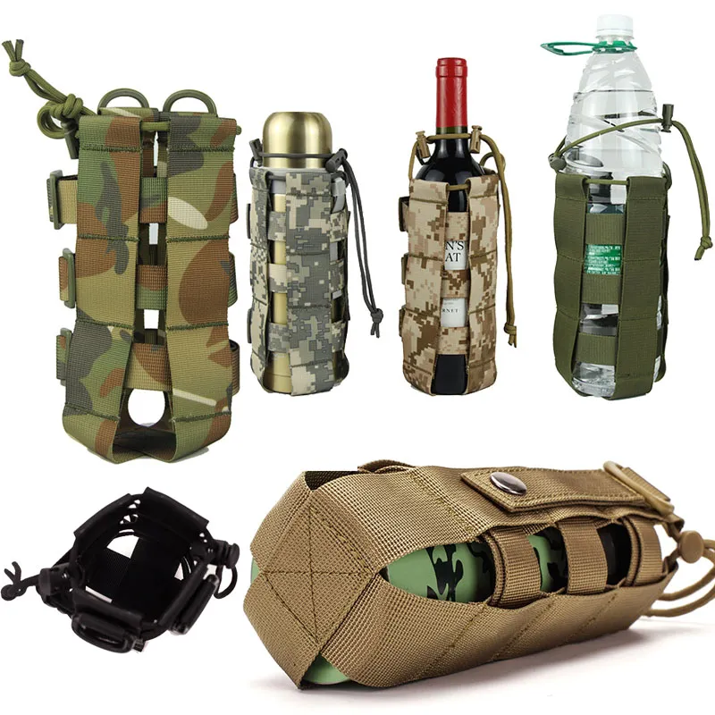 Outdoor Sports Hydration Pack Assault Combat Camouflage Molle Bag Tactical Molle Water Bottle Pouch No11-661