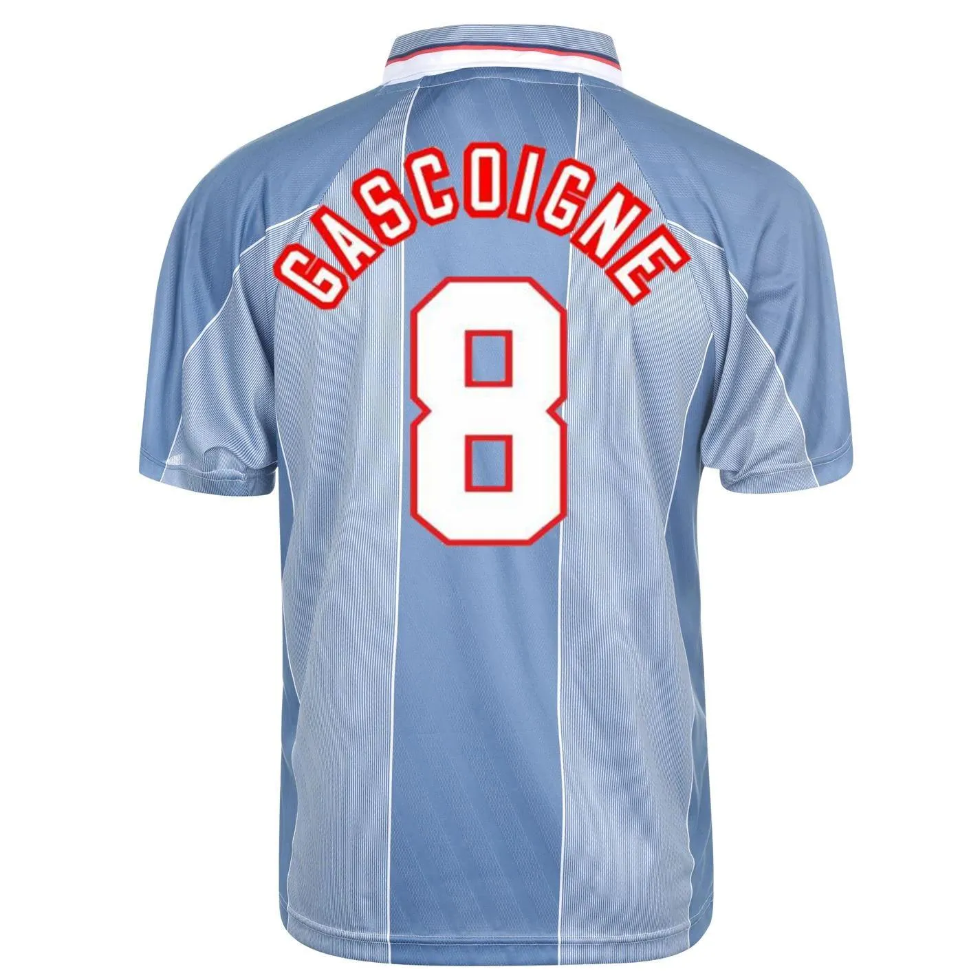 Black England Swiss Soccer Jersey 1990 2008 Gascoigne