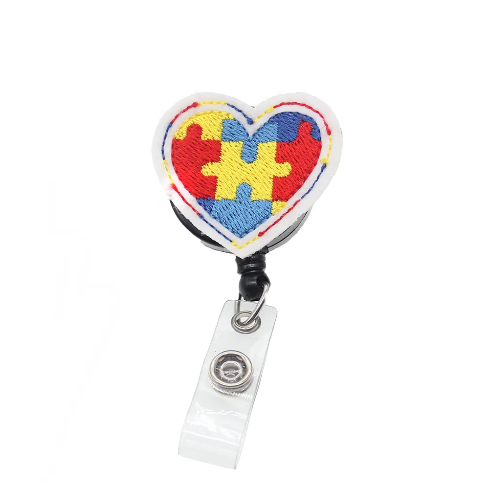 Cute Key Rings Cartoon Felt Retractable Badge Reel Nurse Name Card Medical ID  Holder With Clip From Fashion883, $76.56