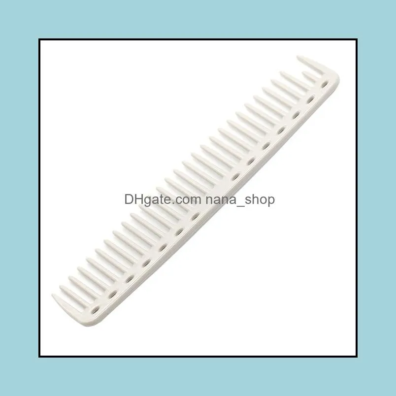 2 colors professional cutting s plastic wide tooth salon hairdressing comb hair styling tools hairdresser comb