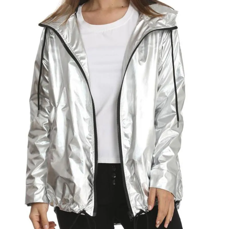 Veste métallisée femme online