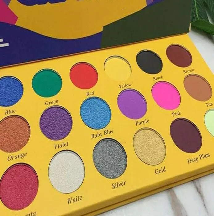 2020 Pudełko Kredki Eyeshadow Ishadow Palette 18 Kolor Shimmer Matte Eyeshadow Paleta Makeup Eye Cień