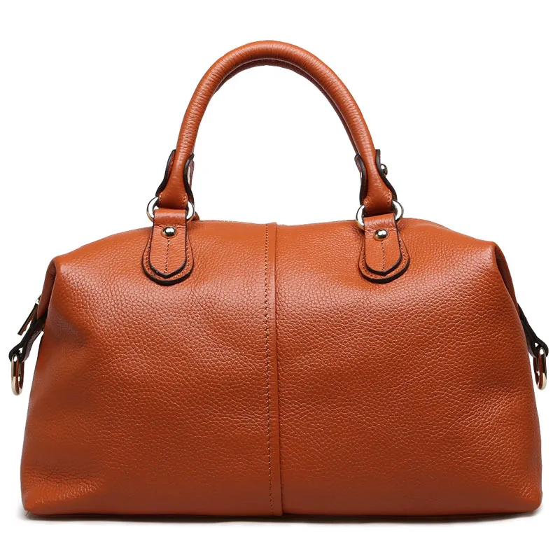 Bolsas Brown Effini 2021 Tote Boston Saco Bolsa Senhoras Vestido De Mão Do Ombro Retro Casual Diagonal Sifão Bolsa de couro com cinta