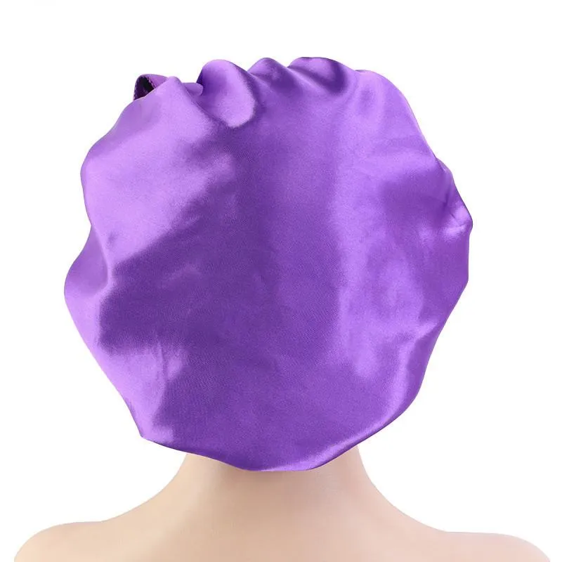 Always free delivery Beanie/Skull Caps Women Satin Hair Silk