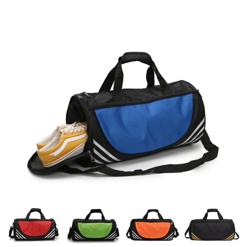 女性の旅行バッグヨガジムのためのフィットネスシューズハンドバッグショルダークロスボディかわいい女性男性Sac de Sport Pack Q0705