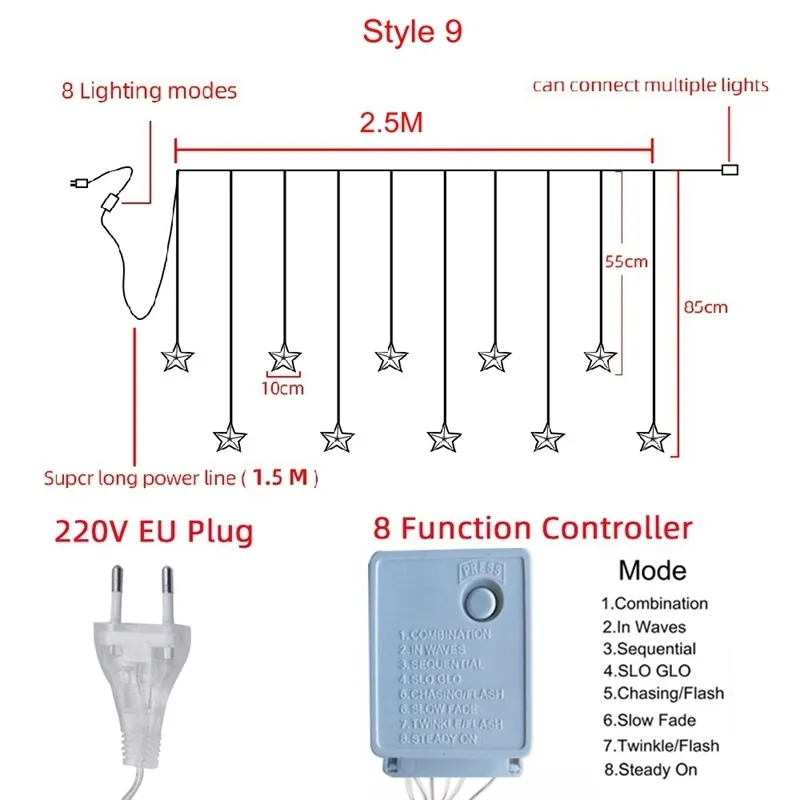 2-5M-Curtain-Light-LED-Star-Christmas-Garland-220V-EU-Outdoor-Indoor-lighting-String-Fairy-Lamp(5)