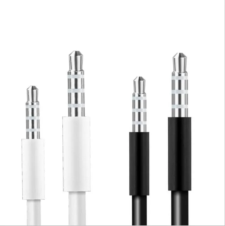 Cabo de áudio AUX 1M 2M 3M 3.5mm masculino para masculino linha de cabo AUX para fone de ouvido de alto-falante de pc mp3