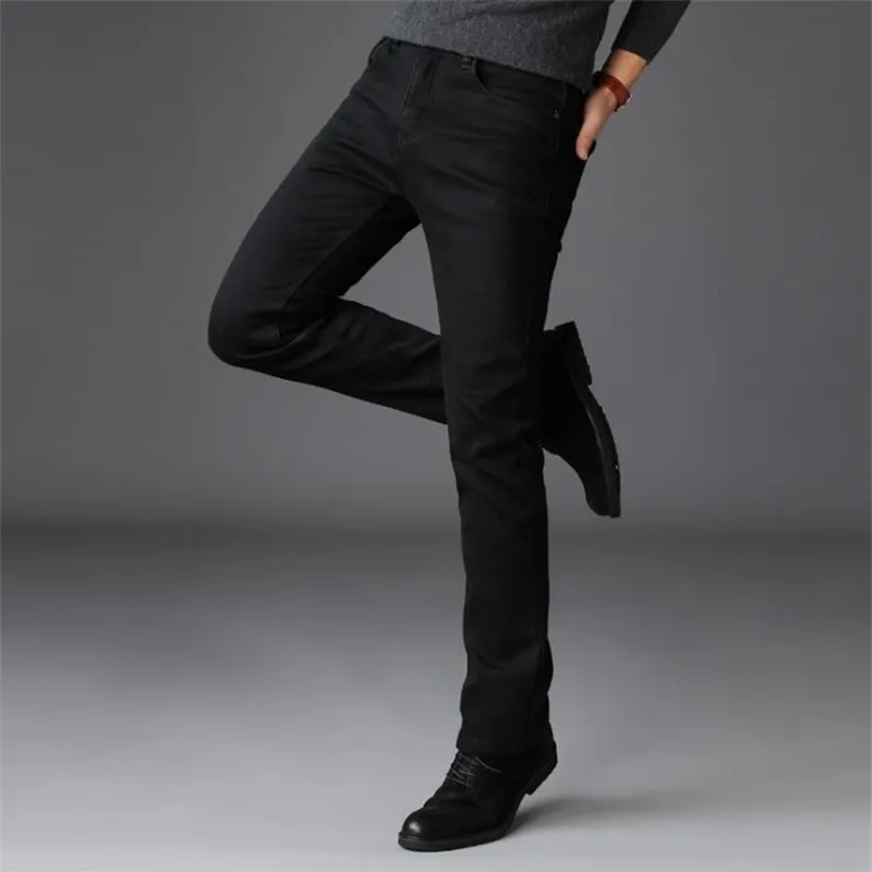 Livraison Gratuite Vente chaude Business Business Pantalon long Stretch Hommes Jeans Pantalon confortable 201117