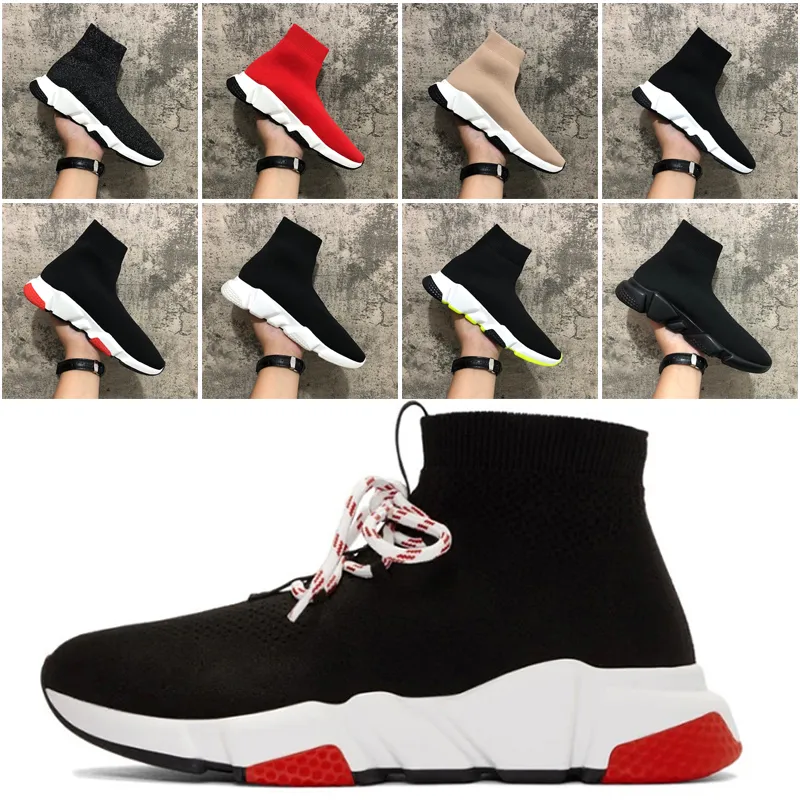 zapatillas de calcetines hombres zapatillas de zapatillas rojo beige rosa rosa triple brote negro venta para hombres soging casual jogging tenis