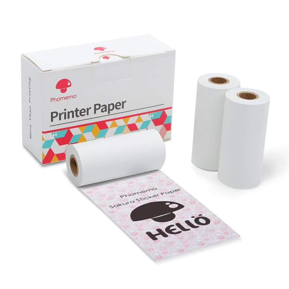 Papier autocollant vinyle imprimable pour imprimante à jet d'encre - Blanc  brillant - 20 feuilles auto-adhésives - Papier décalcomanie imperméable 