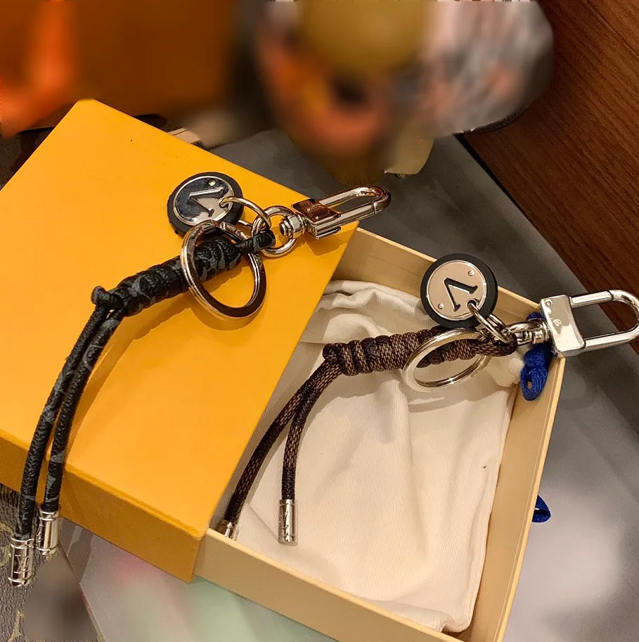 lv leather rope key holder