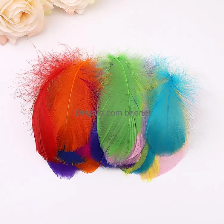 Party Decoration Feathers Craft Supplies For Wedding Bdenet Yi Umakaron Colorf Chinese Floating 6-12 Gift Box Filler Goose Hair Dream jllCvC