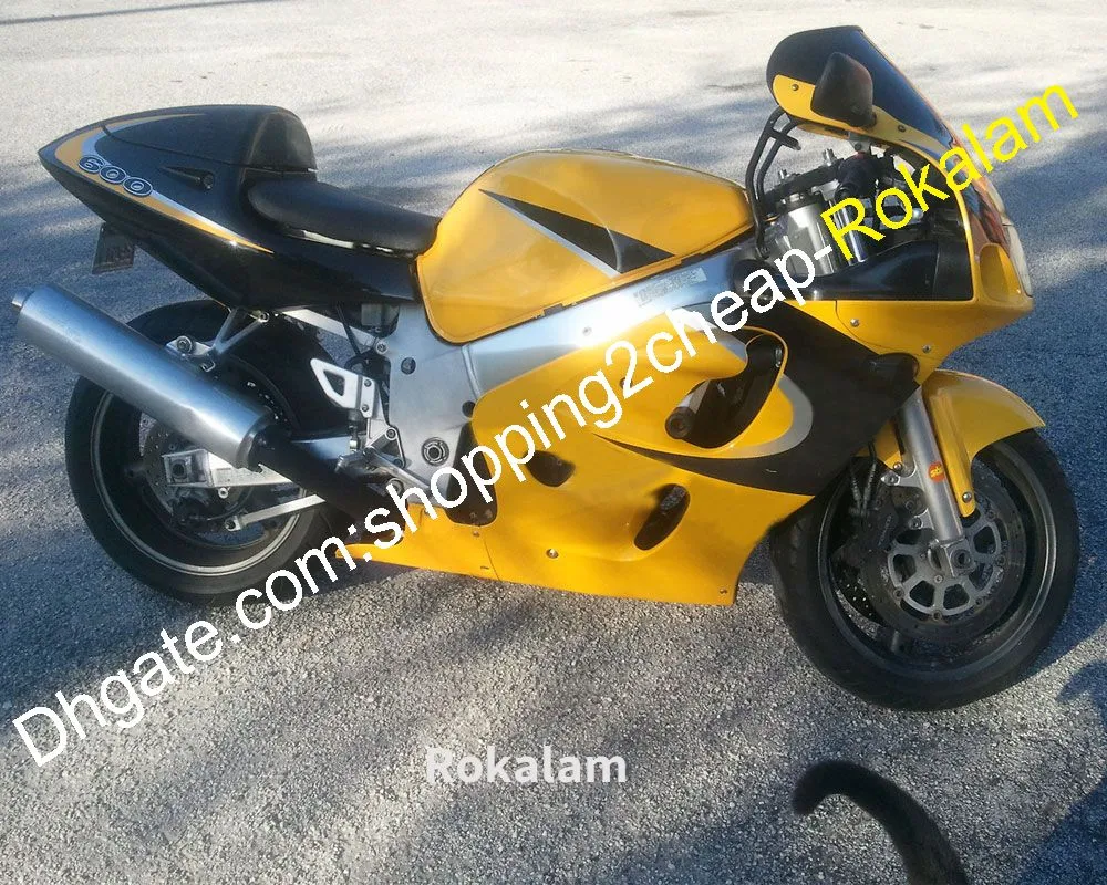 Custom Moto Carenatura Suzuki GSXR600 GSXR750 GSXR 600 750 1996 1997 1998 1999 2000 Giallo Nero Carenatura Da 367 68 DHgate
