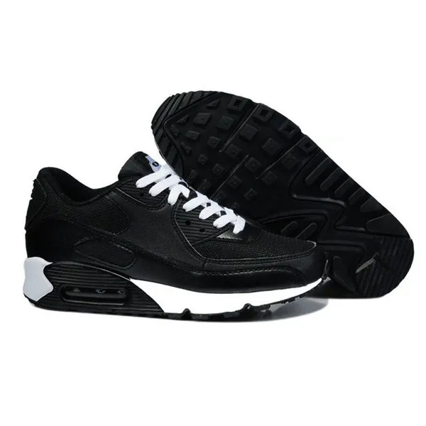 NIKE Air MAX 90 2019 OG Triple Negro Homens Mulheres Sapatos