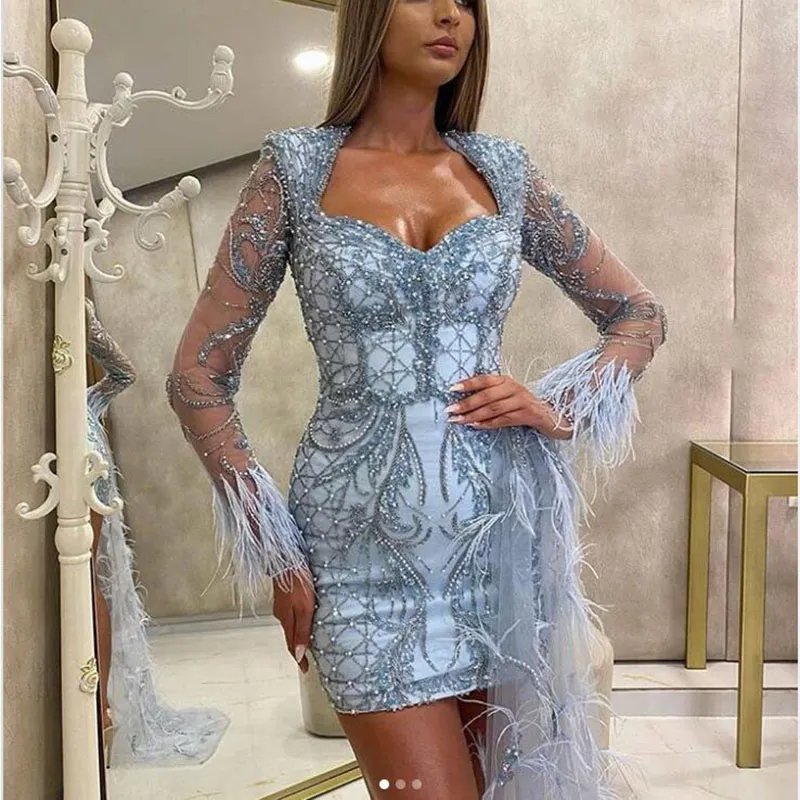 Vestidos de noche hotsell de encaje cortos