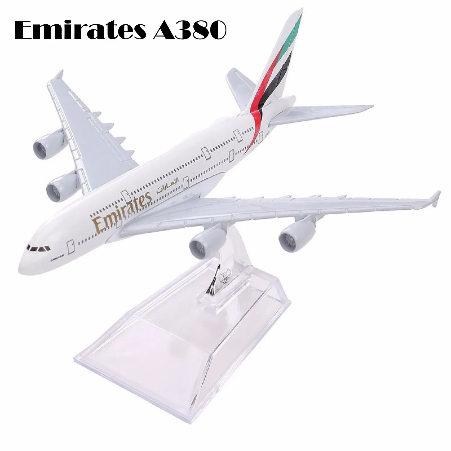 Hava Emirlikleri A380 Havayolları Uçak Modeli Airbus 380 Airways 16 cm Alaşım Metal Uçak Modeli W Standı Uçak M6-039 Model Plane LJ200930