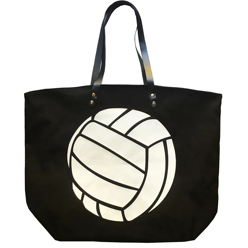 Opvouwbare Boodschappentas Gedrukt Draagbare Handtassen Honkbal Tote Softball Basketbal Voetbal Volleybal Canvas Tassen 8 Stijl ZZC3400