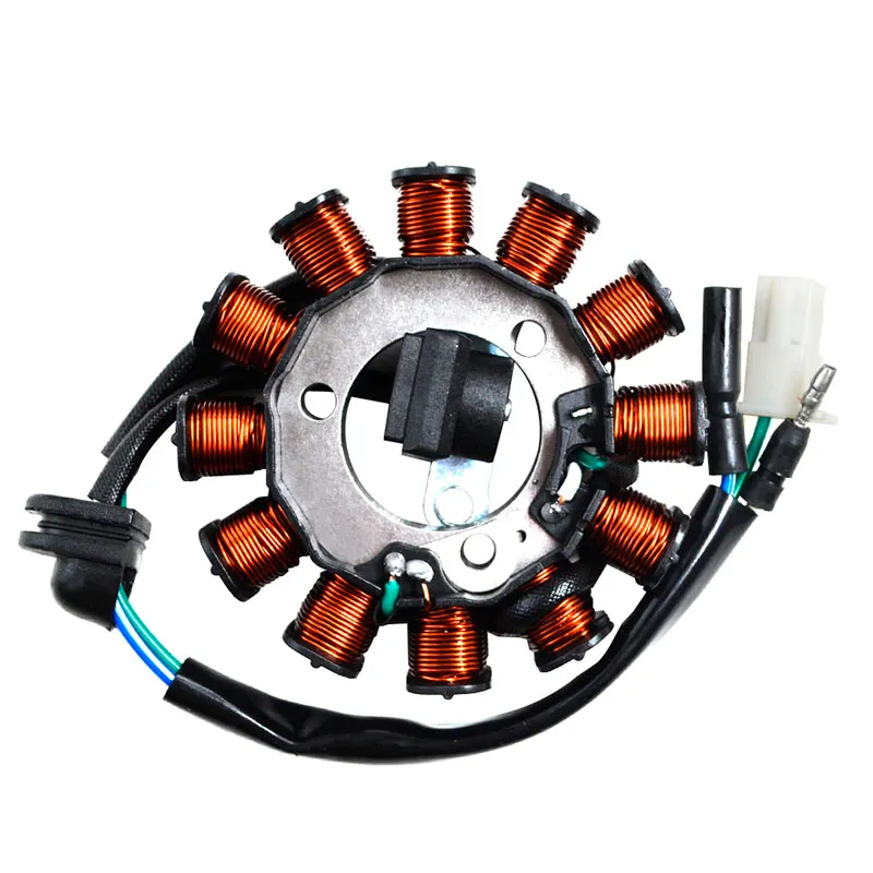 Motorcykelgeneratordelar Stator Coil Comp för Honda CBF125 CBF 125 31120-KWF-941305I