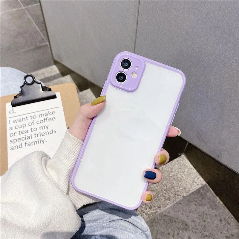 Transparent Case For IPhone 11 Pro Max with Camera Les Protection Clear Cover For iphone XS Max XR 8 plus 8 7 7plus
