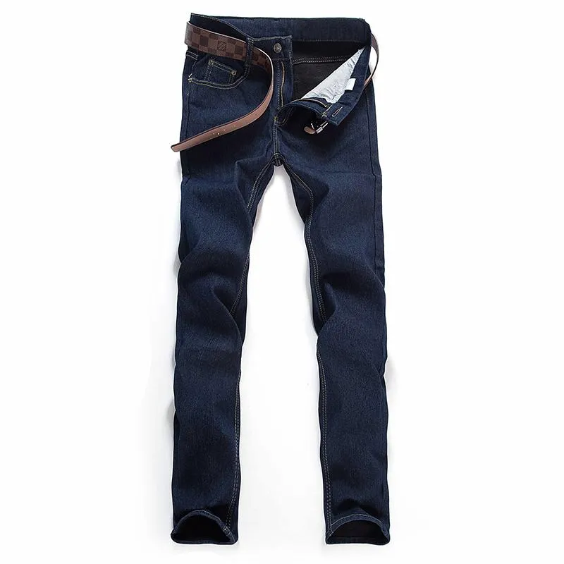 Jeans da uomo 2021 Pantaloni lunghi da uomo casual in denim dritto di alta qualità primavera uomo Pantaloni classici Jean242s
