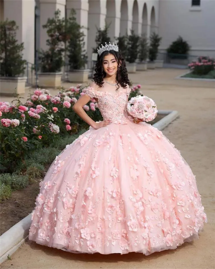 pink quinceanera dresses