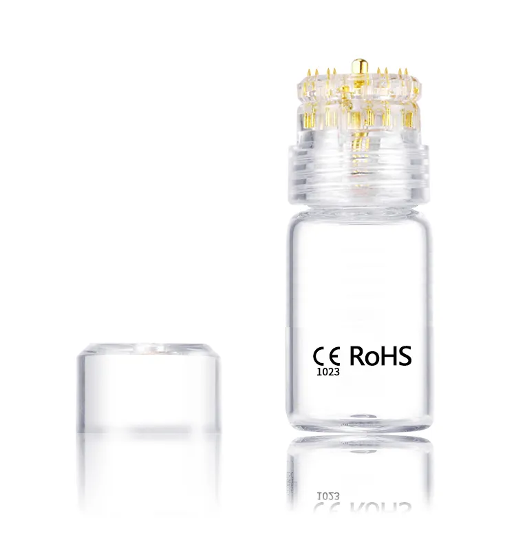 Hydra Needle 20 Aqua Micro Channel Mesotherapy Gold Needles Fine Touch Derma Stamp New From