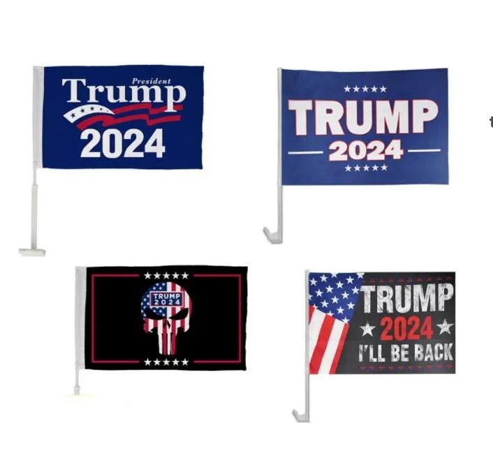 Trump Flag Car 2024 Ameryka Prezydent Wybory Flagi Banery RRB13455