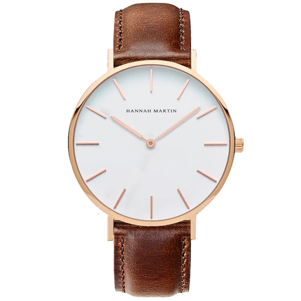 Dames lederen horloges Vrouwen gouden horloge Beroemd merk Leuke vrouwelijke klok Quartz Polsmode horloge zwart merk Montre Femme 201119