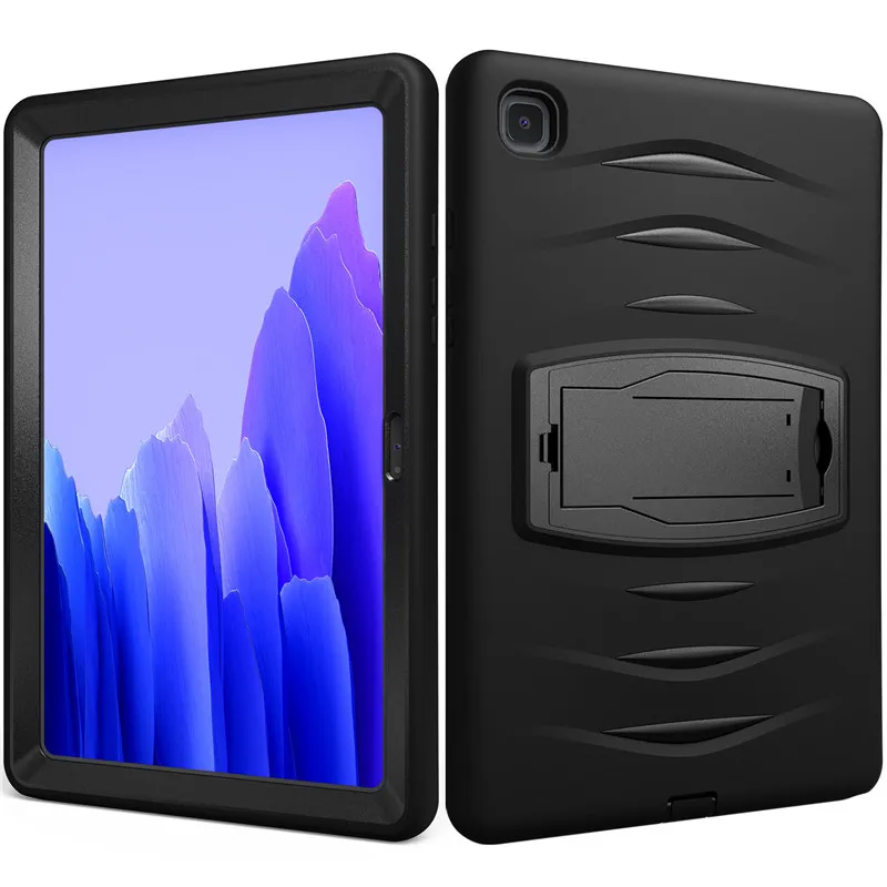 3in1 Heavy Duty Shockproof Tablet Phone Cases For Samsung Tab T505 T860 T500 T280 P610 iPad 2 3 4 10.2 10.5 9.7 Air Pro 11 Mini 5 Hybrid Hard PC Soft Silicone Back Cover