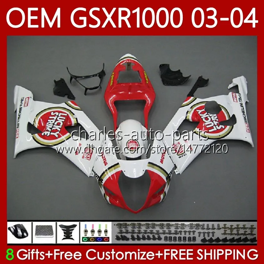 Suzuki GSXR-1000 K 3 GSX R1000 GSXR 1000 CC 2003-2004 Bodywork 67NO.18 1000CC GSXR1000 K3 03 04 GSX-R1000 2003 2004 OEM 페어링 키트