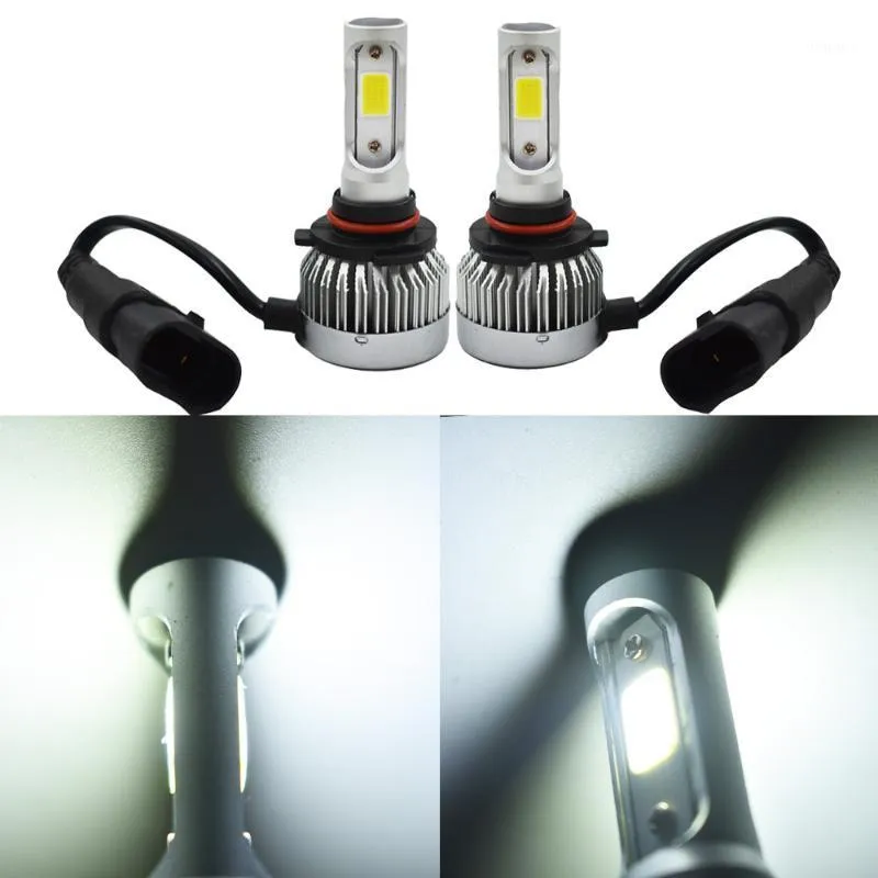 Faros de automóviles 2 x H10 / 9145 9140 COB LED Kit de conversión de luz antiniebla Bombillas 6500K Blanco1