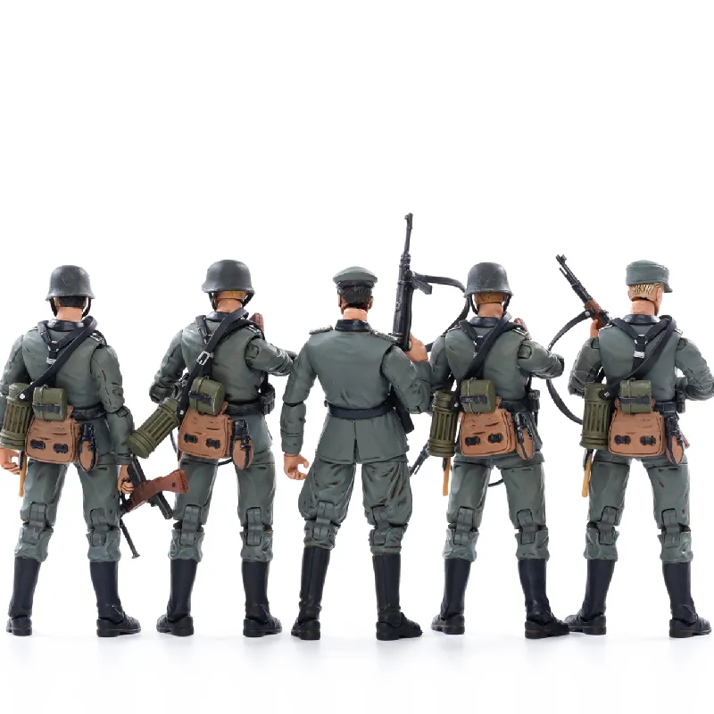 暗源　JOYTOY 1/18スケール　ＷＷ２　ドイツ国防軍山岳猟兵５体セット 暗源JOYTOY 1/18スケールWW2ドイツ国防軍山岳猟兵5体セット