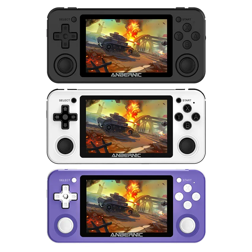 RG351P Handheld Game Console 64GB 3.5 Inch IPS Screen Dual Rocker