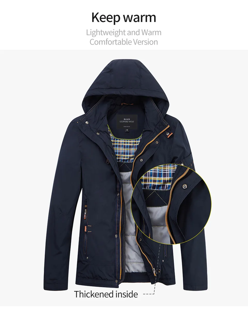 Mens thin deals winter jacket