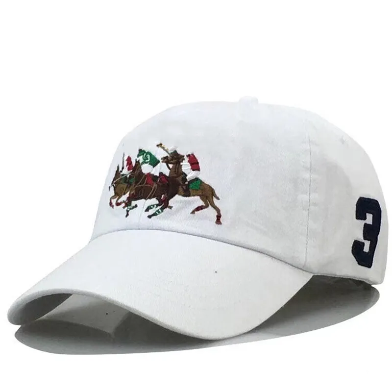 2022 Top Polo Luxurys Caps Luxus Designer Dad Hat Baseballmütze Für Männer und Frauen Berühmte Marken Baumwolle Justierbare Schädel Sport Golf gebogener Sunhat