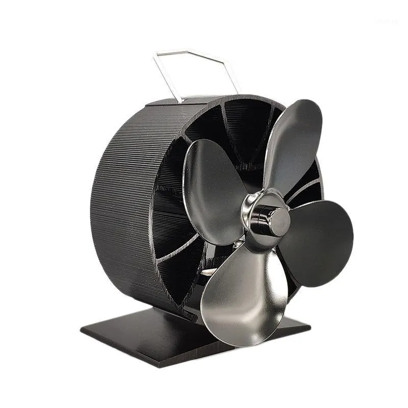 Eco Friendly 4 Blade Fireplace Fans Non Electric For Quiet Home Burning