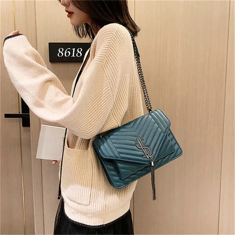 Luxury Handbags high quality Famous Women Bags Designer Brand Lady Classic Plaid Shoulder Crossbody Bags Leather Women Messenger handbags