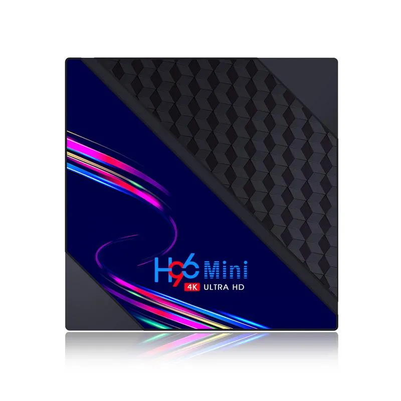 H96 Mini V8 Android 10.0 Caixa de TV inteligente RK3228A Quad Core 2G 16G DDR3 2.4G WiFi 4K HD Set-Top Box PK X96 Mini