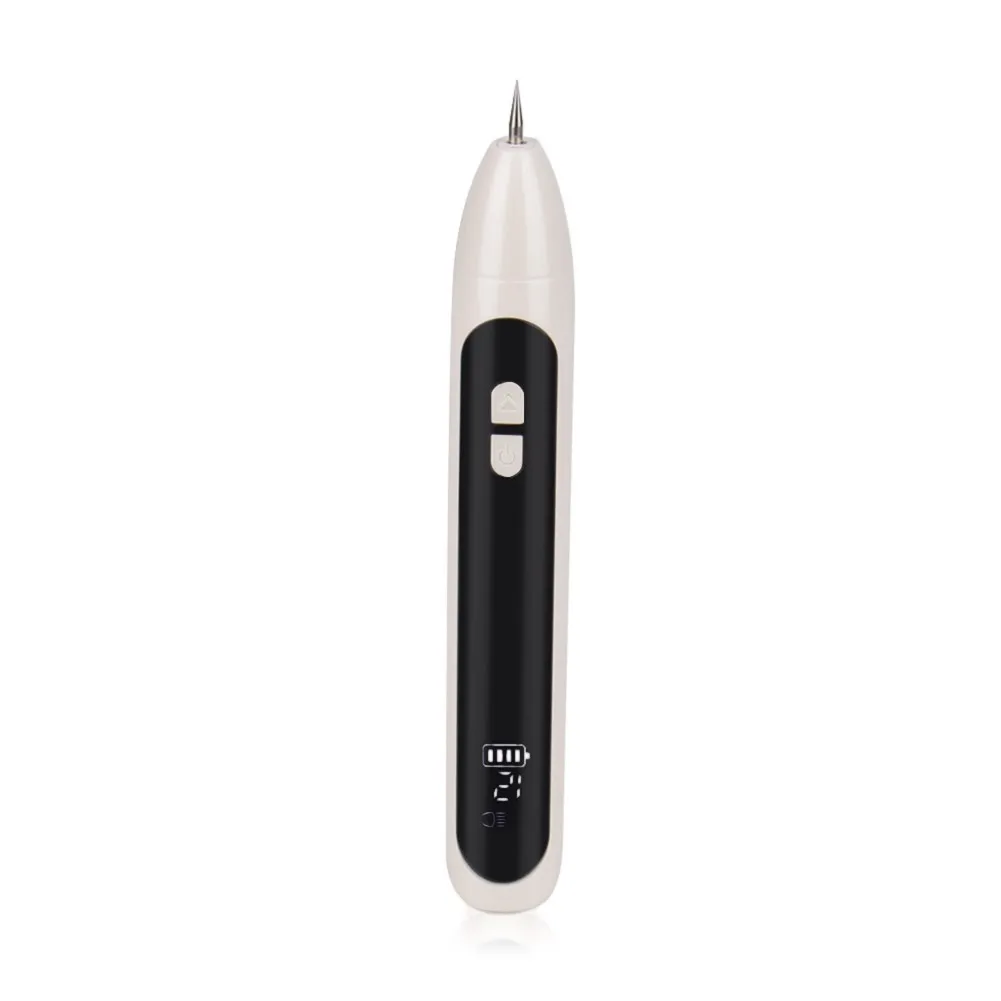 Stylo plasma de tatouage, rechargeable sans fil, pour élimination automatique des taches/taupes, avec lumière UVC