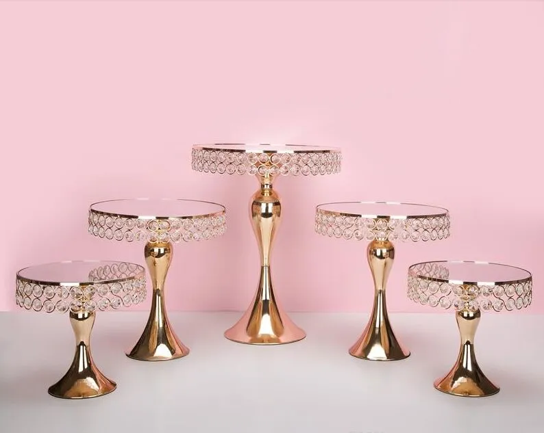Gold crystal cake stand outlet