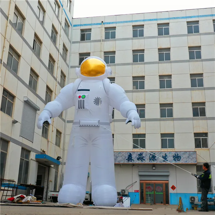 Ours de mascotte d'astronaute gonflable de cosmonaute de ballon gonflable géant de taille adaptée aux besoins du client pour le défilé 2021 ou la décoration de mariage254a