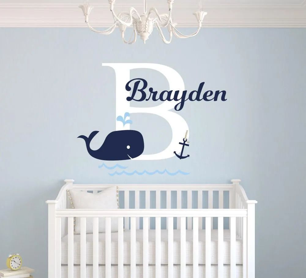 Pegatinas De Pared De Elefante Personalizadas Para Niños: Decoración De  Guardería Con Nombre Para Niños, Calcomanías Artísticas De Vinilo Para  Pared Para Dormitorio, Decoración De Habitación De Bebé, D671 De 7,65 € |  DHgate, image size:1000x908